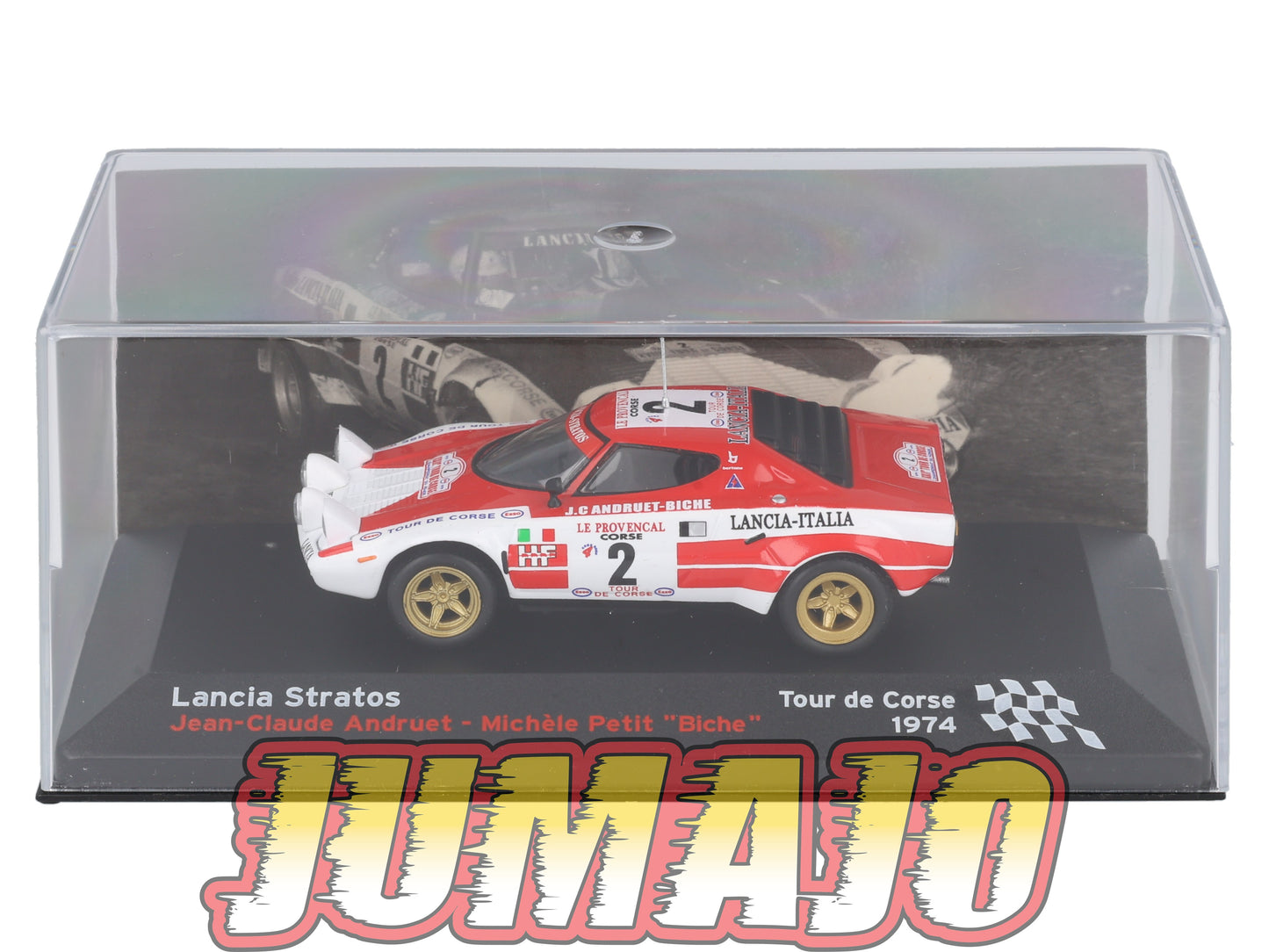 RFR35 voiture 1/43 IXO Rallye Française LANCIA Stratos J-C.Andruet 1974 #2