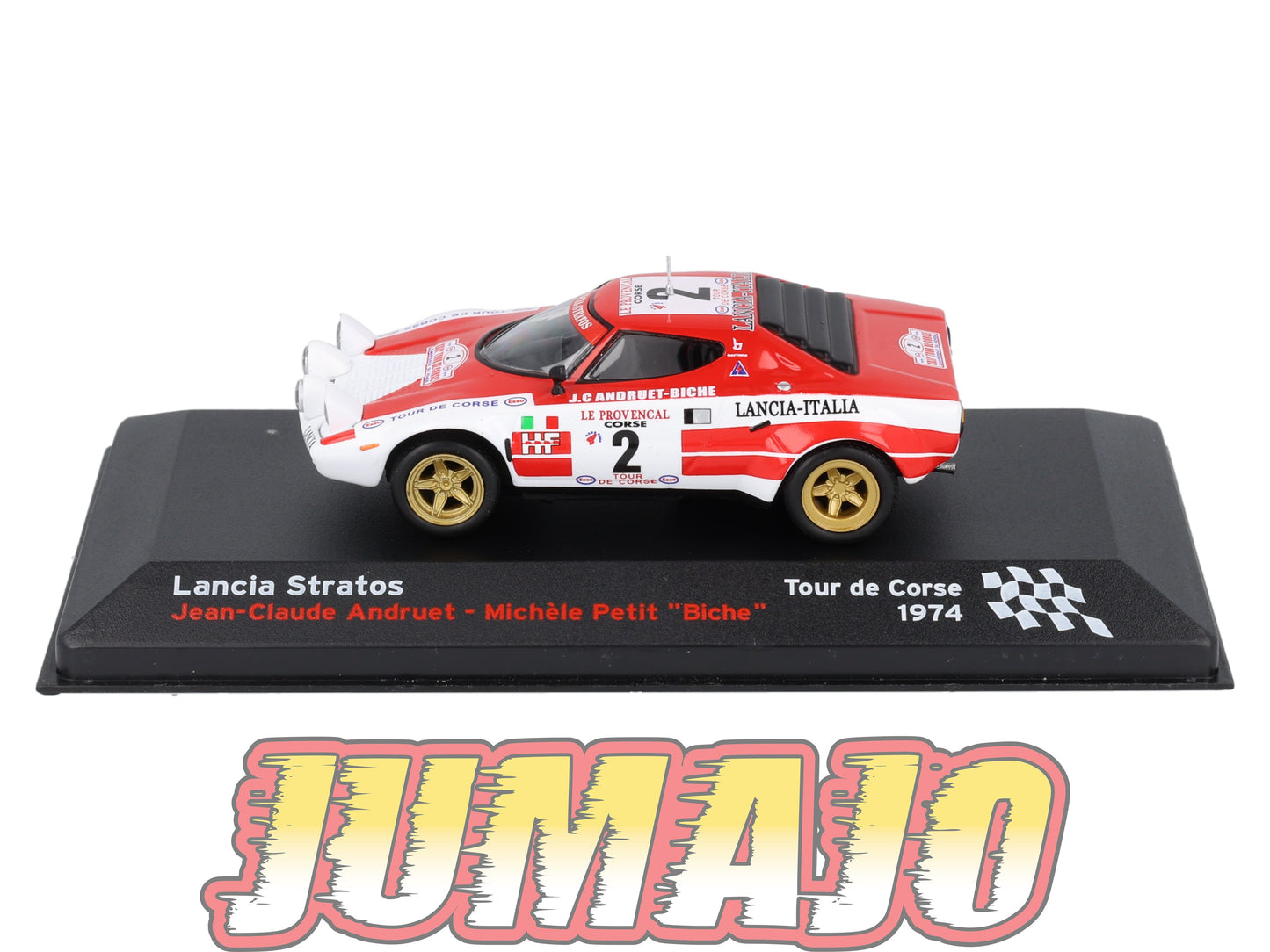 RFR35 voiture 1/43 IXO Rallye Française LANCIA Stratos J-C.Andruet 1974 #2