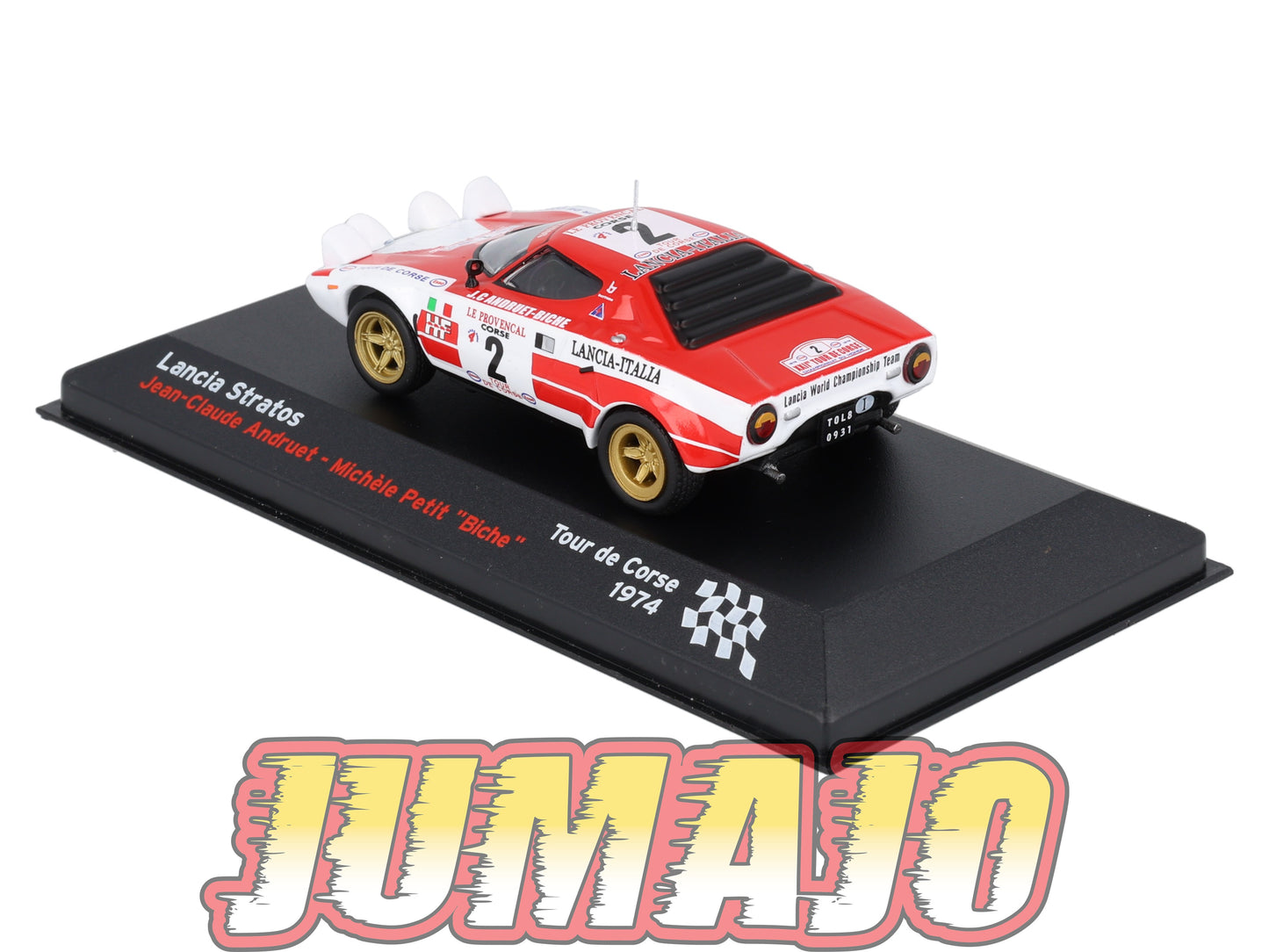 RFR35 voiture 1/43 IXO Rallye Française LANCIA Stratos J-C.Andruet 1974 #2