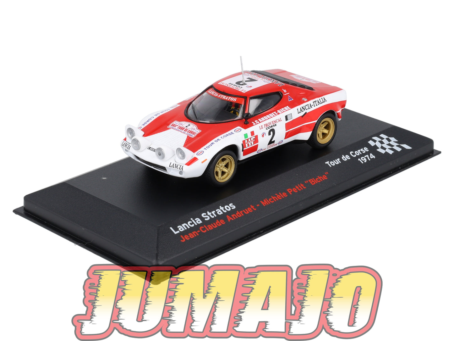 RFR35 voiture 1/43 IXO Rallye Française LANCIA Stratos J-C.Andruet 1974 #2