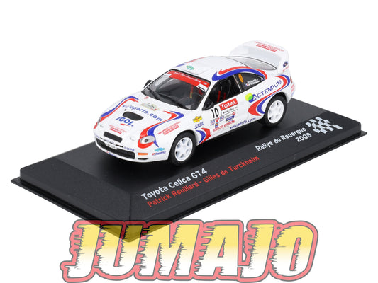 RFR36 voiture 1/43 IXO Rallye Française TOYOTA Celica GT4 P.Rouillard 2008 #10