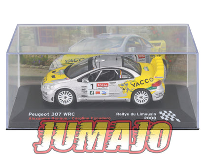 RFR37 voiture 1/43 IXO Altaya Rallye Française PEUGEOT 307 WRC A.Bengue 2008 #1