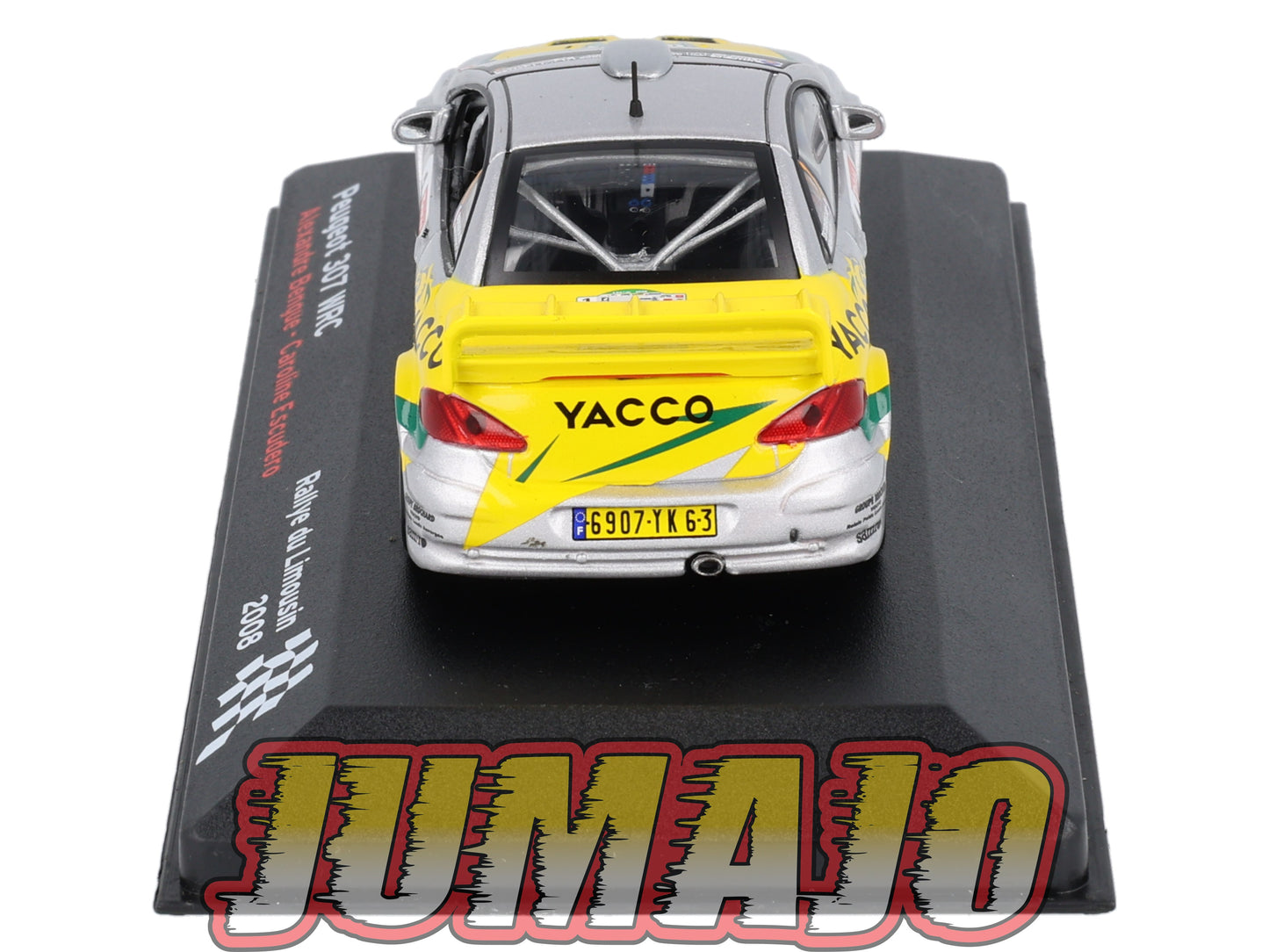 RFR37 voiture 1/43 IXO Altaya Rallye Française PEUGEOT 307 WRC A.Bengue 2008 #1