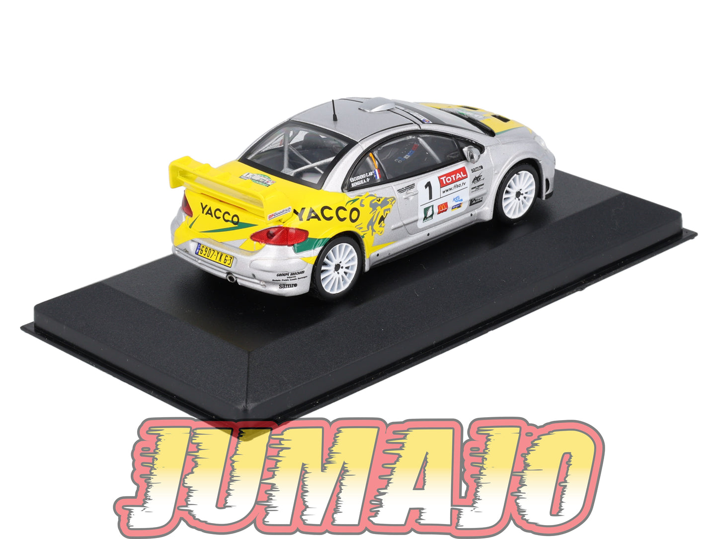 RFR37 voiture 1/43 IXO Altaya Rallye Française PEUGEOT 307 WRC A.Bengue 2008 #1