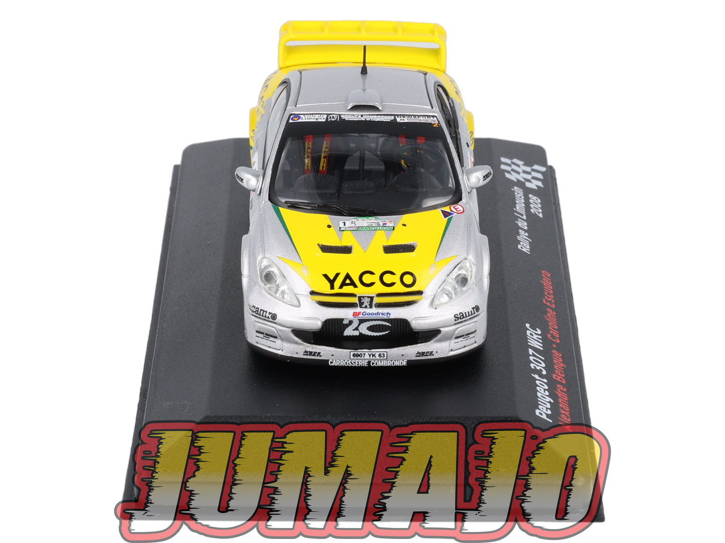 RFR37 voiture 1/43 IXO Altaya Rallye Française PEUGEOT 307 WRC A.Bengue 2008 #1