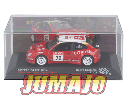 RFR38 voiture 1/43 IXO Rallye Française CITROEN Xsara WRC S.Loeb 2001 #20