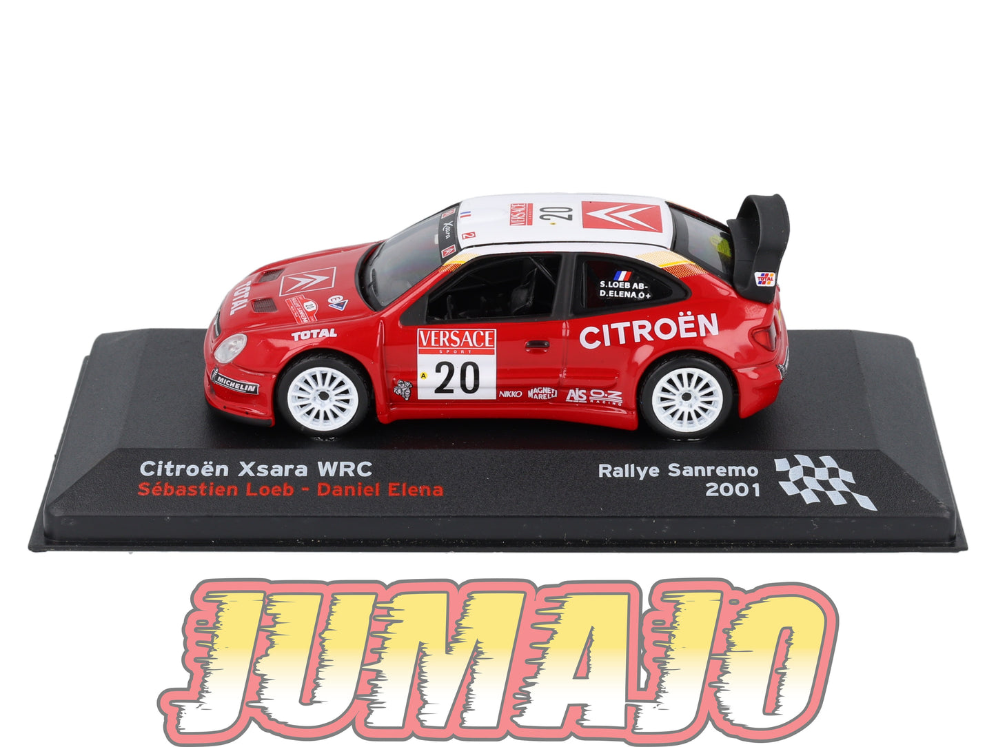 RFR38 voiture 1/43 IXO Rallye Française CITROEN Xsara WRC S.Loeb 2001 #20