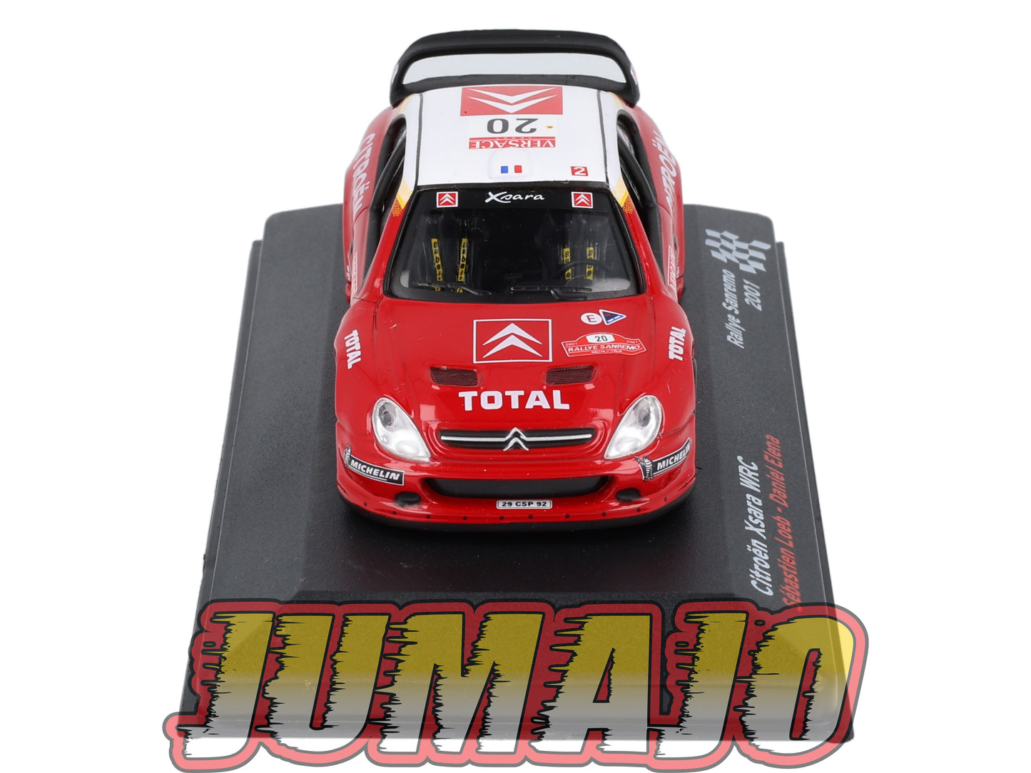 RFR38 voiture 1/43 IXO Rallye Française CITROEN Xsara WRC S.Loeb 2001 #20