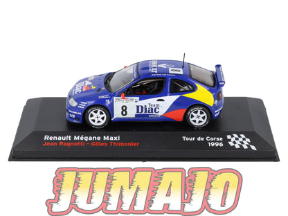 RFR3 voiture 1/43 IXO Rallye Française RENAULT Megane Maxi J.Ragnotti 1996 #8