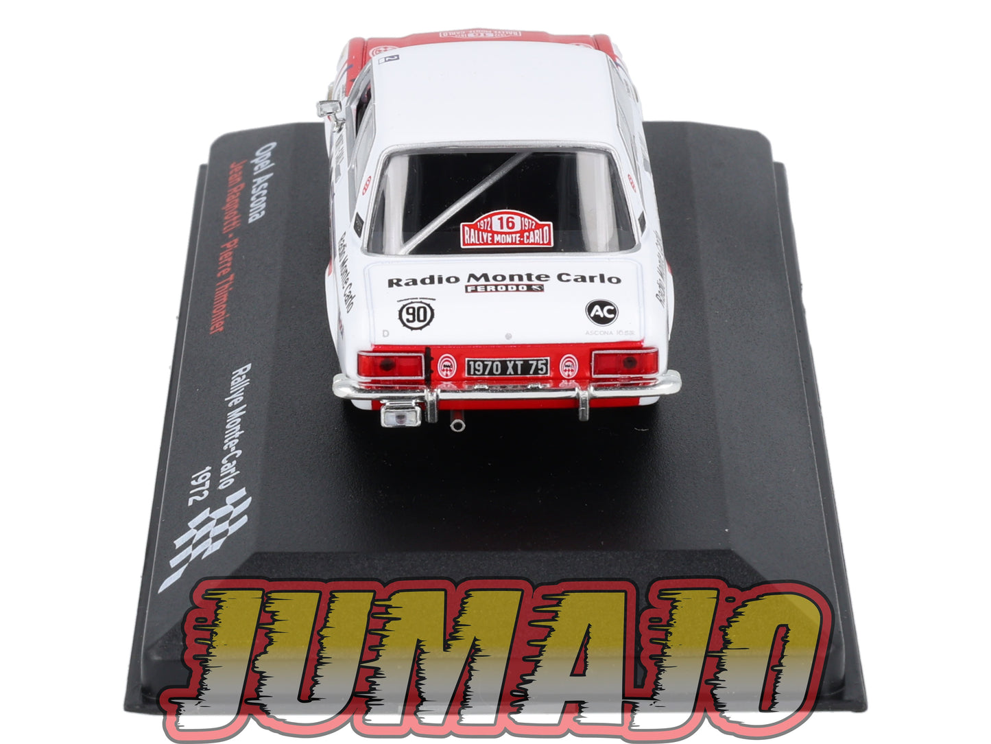 RFR40 voiture 1/43 IXO Altaya Rallye Française Monte-carlo OPEL Ascona A J.Ragnotti 1972 #16