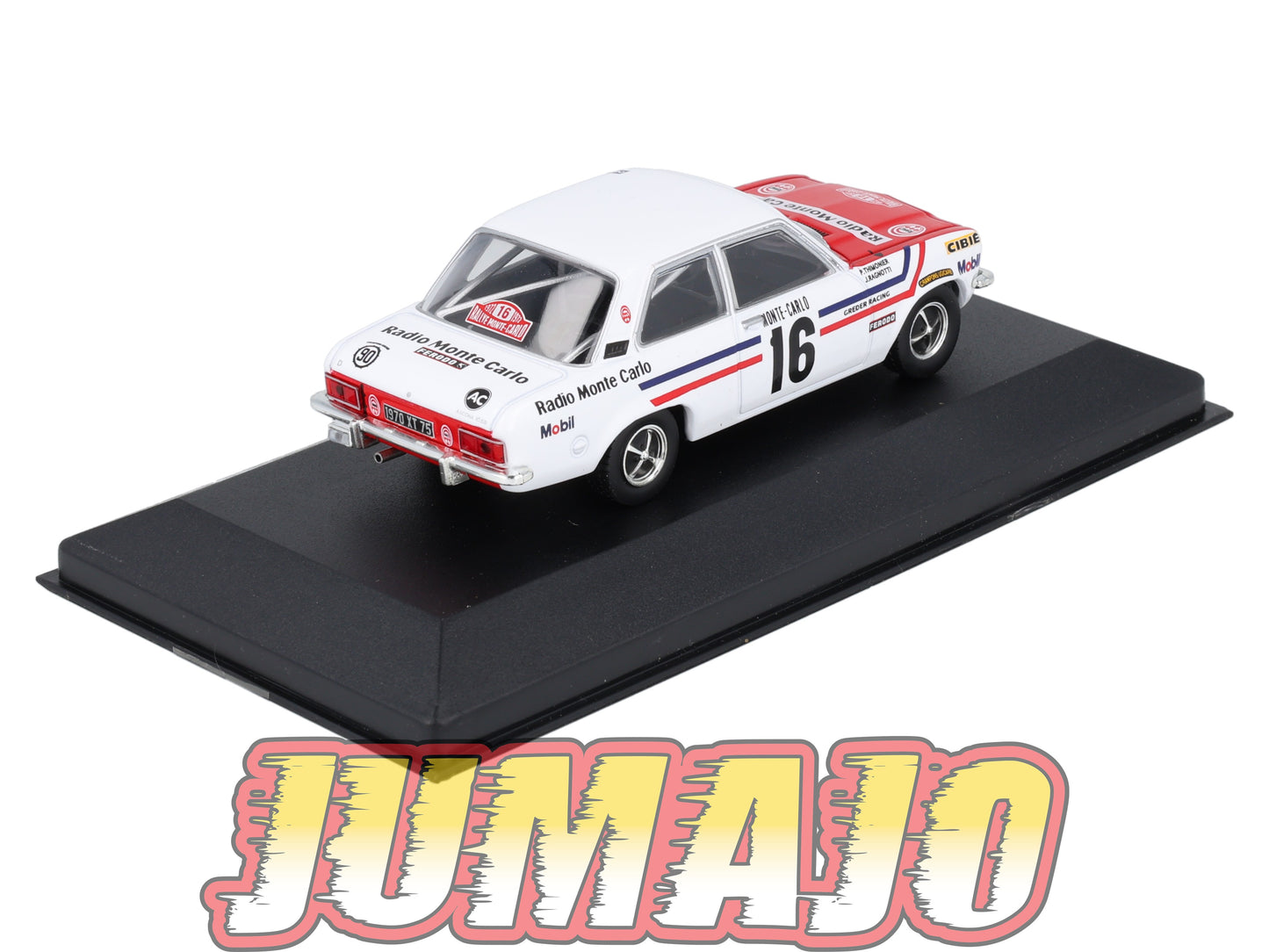 RFR40 voiture 1/43 IXO Altaya Rallye Française Monte-carlo OPEL Ascona A J.Ragnotti 1972 #16