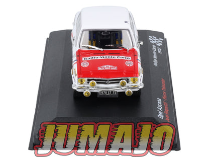 RFR40 voiture 1/43 IXO Altaya Rallye Française Monte-carlo OPEL Ascona A J.Ragnotti 1972 #16