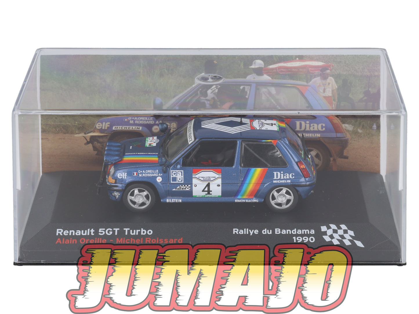 RFR41 voiture 1/43 IXO Altaya Rallye Française RENAULT 5GT Turbo A.Oreille 1990