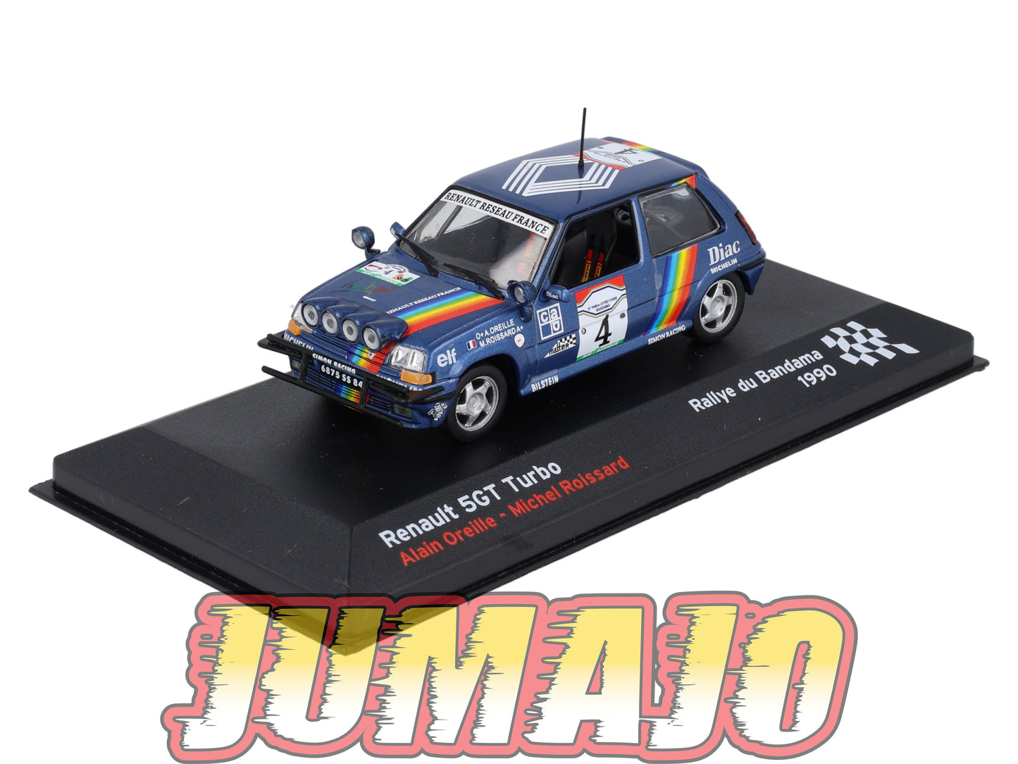 RFR41 voiture 1/43 IXO Altaya Rallye Française RENAULT 5GT Turbo A.Oreille 1990