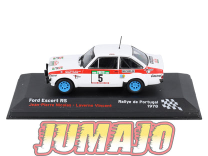 RFR42 voiture 1/43 IXO Rallye Française FORD Escort RS MKII J-P.Nicolas 1978 #5