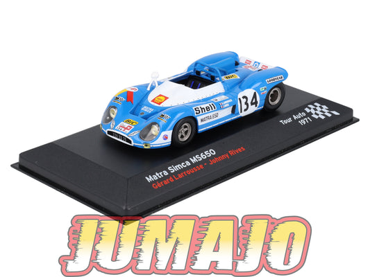 RFR43 voiture 1/43 IXO Rallye Française SIMCA Matra MS650 G.Larrousse 1971 #134