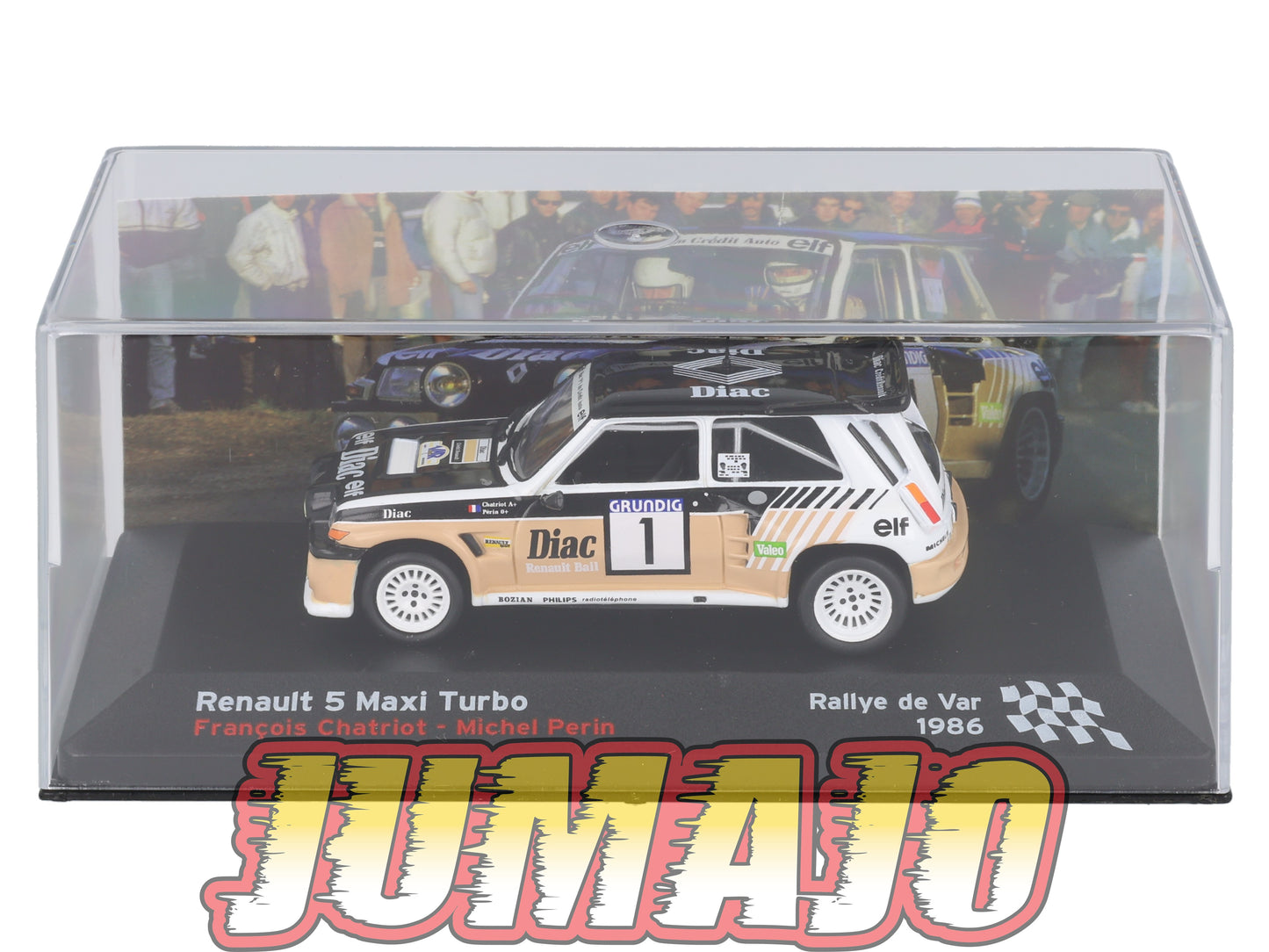 RFR44 voiture 1/43 IXO Rallye Française RENAULT 5 Maxi Turbo F.Chatriot 1986 #1