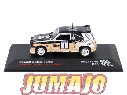 RFR44 voiture 1/43 IXO Rallye Française RENAULT 5 Maxi Turbo F.Chatriot 1986 #1