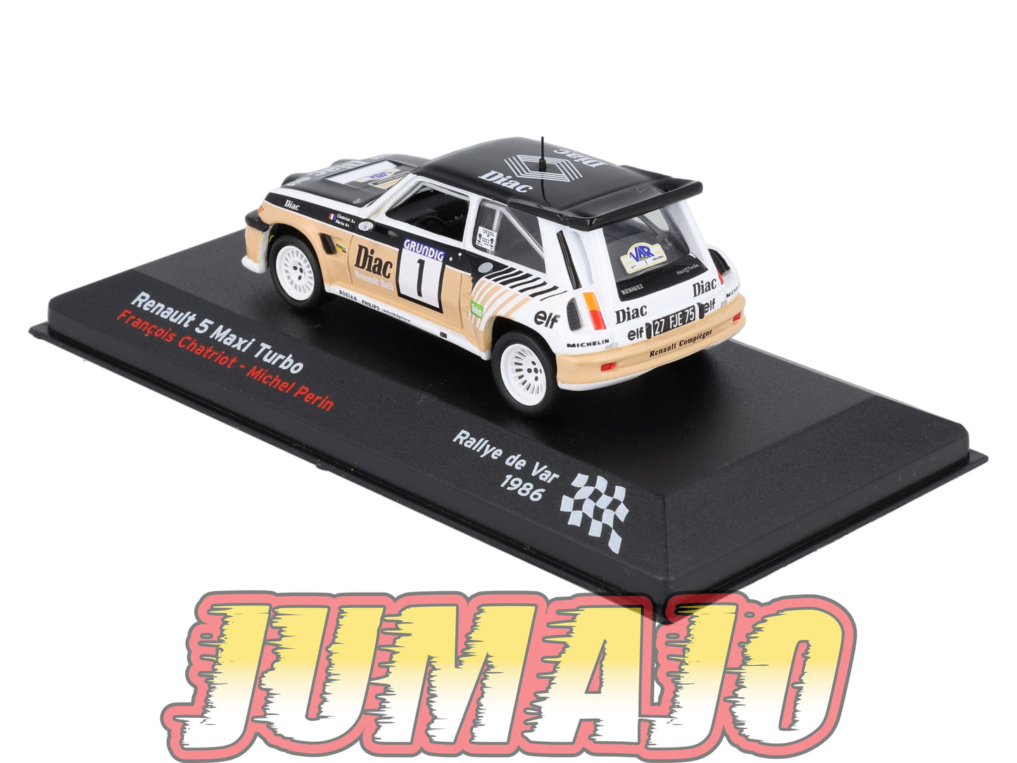 RFR44 voiture 1/43 IXO Rallye Française RENAULT 5 Maxi Turbo F.Chatriot 1986 #1