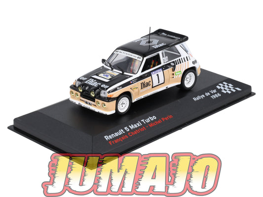 RFR44 voiture 1/43 IXO Rallye Française RENAULT 5 Maxi Turbo F.Chatriot 1986 #1