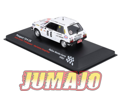 RFR45 voiture 1/43 IXO Rallye Française PEUGEOT 104 ZS J-L.Trintignant 1982 #66