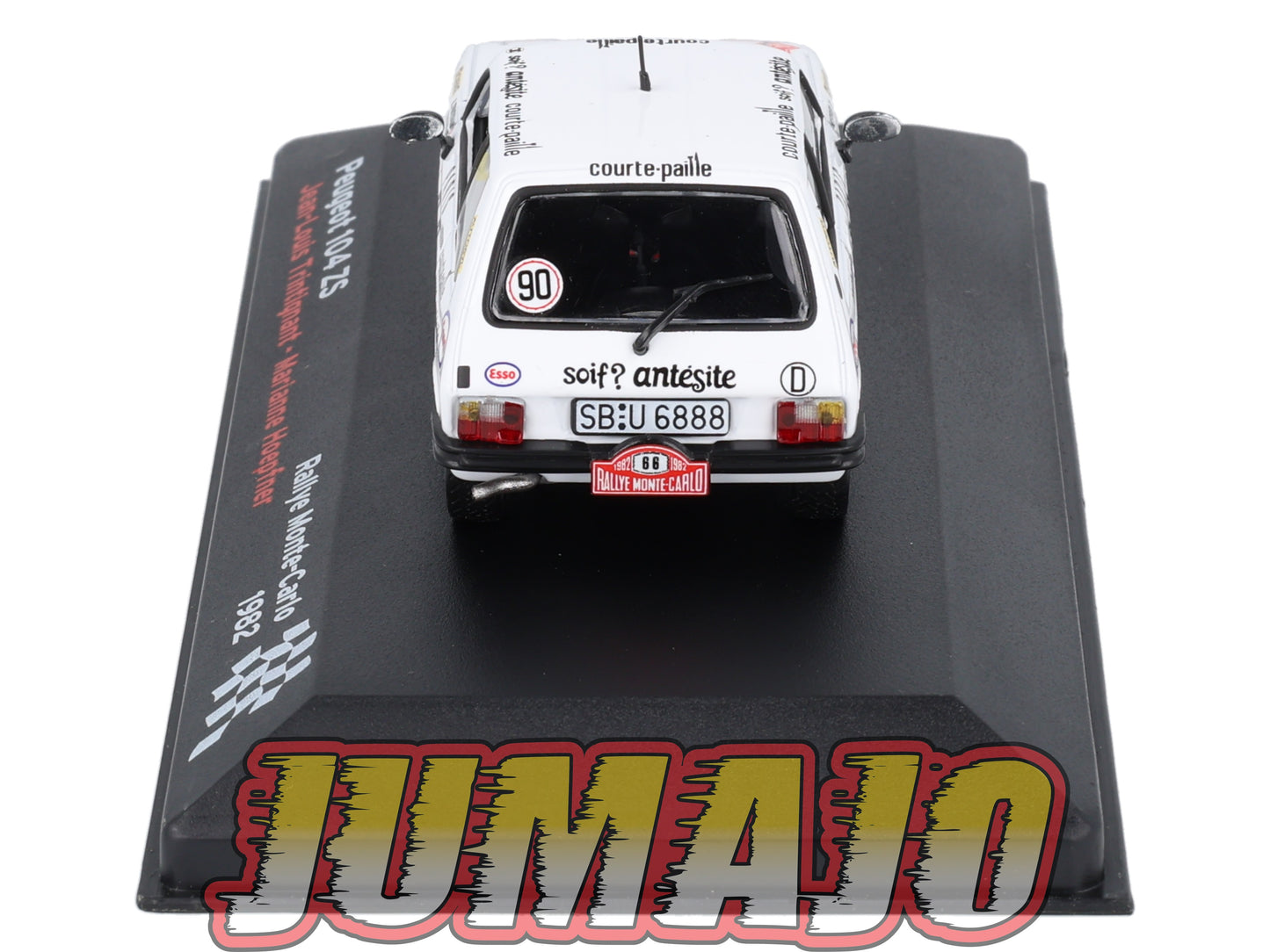 RFR45 voiture 1/43 IXO Rallye Française PEUGEOT 104 ZS J-L.Trintignant 1982 #66