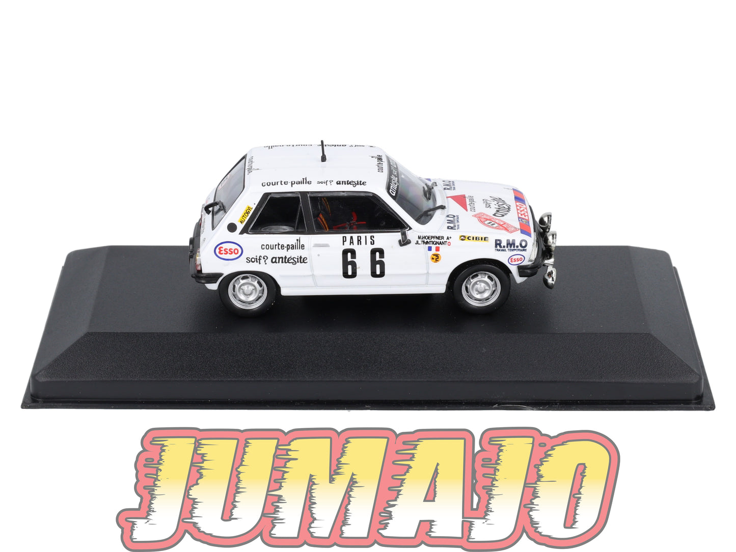 RFR45 voiture 1/43 IXO Rallye Française PEUGEOT 104 ZS J-L.Trintignant 1982 #66