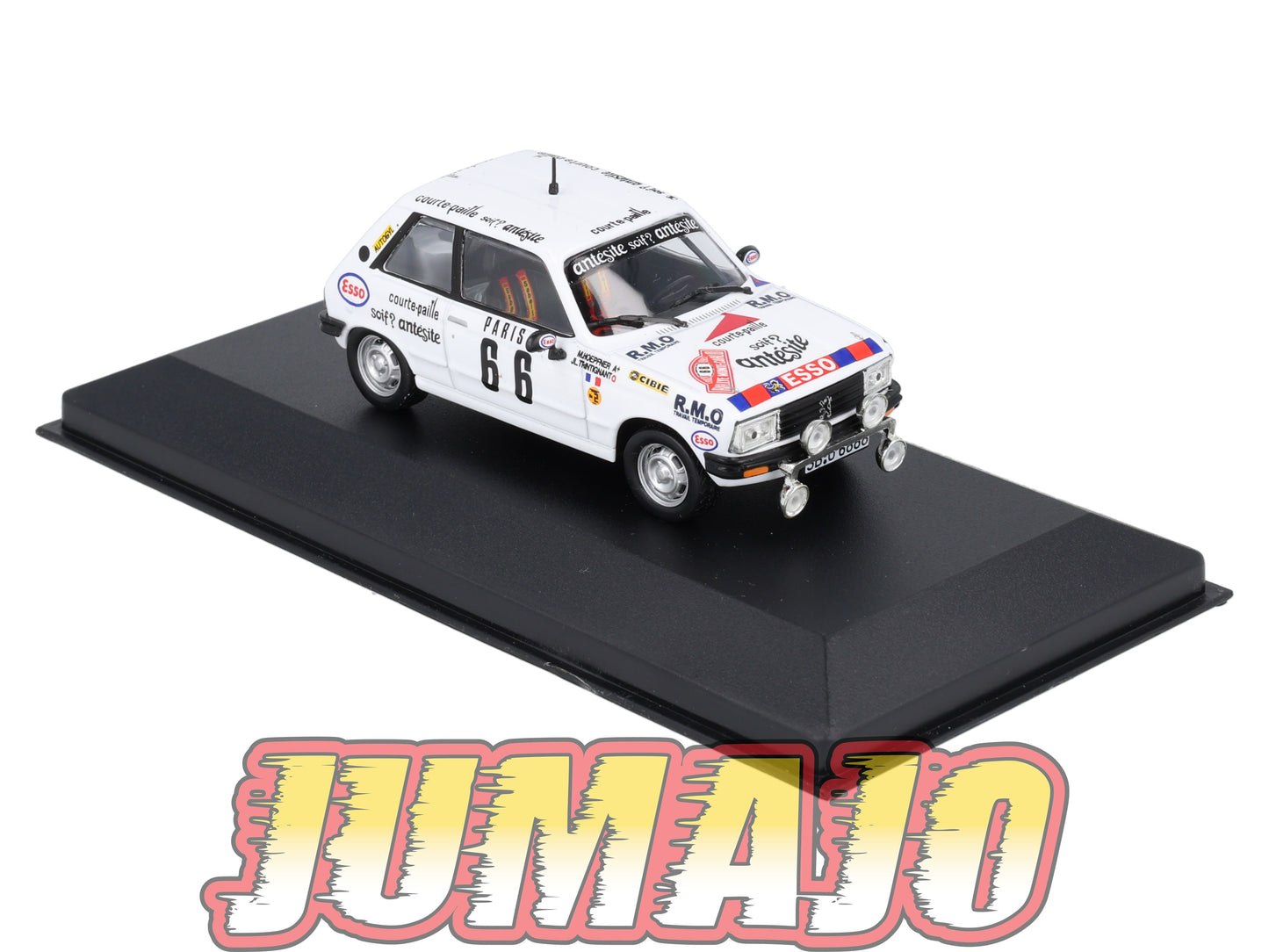 RFR45 voiture 1/43 IXO Rallye Française PEUGEOT 104 ZS J-L.Trintignant 1982 #66