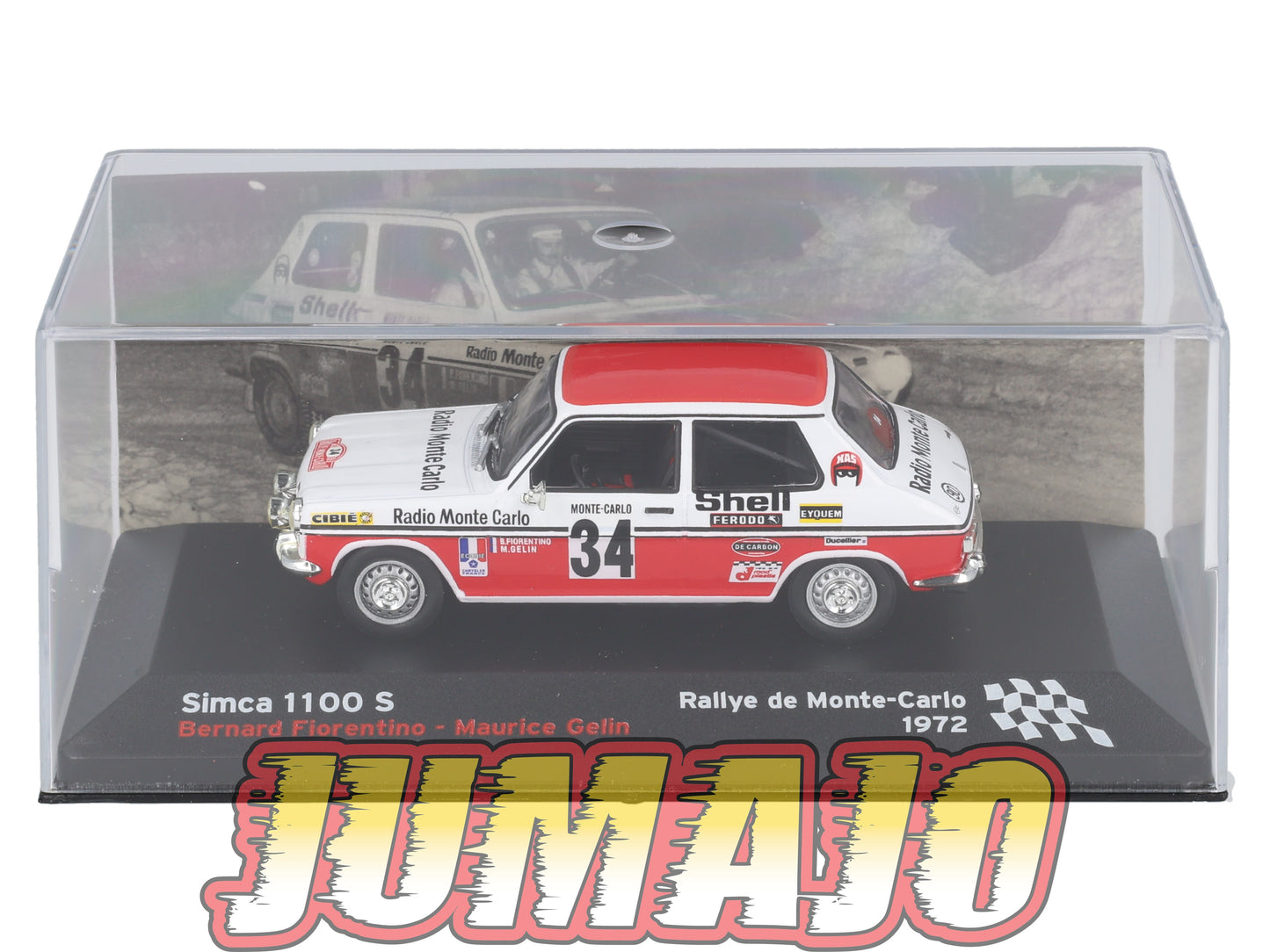 RFR47 voiture 1/43 IXO Altaya Rallye Française SIMCA 1100 S B.Fiorentino 1972 #34