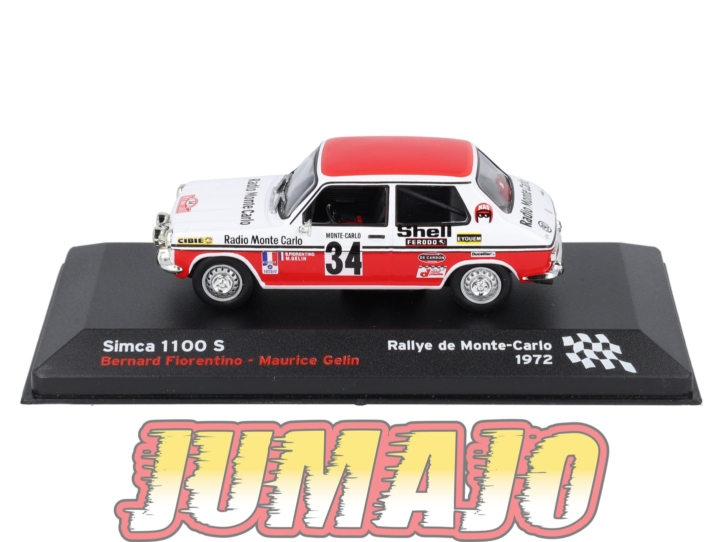 RFR47 voiture 1/43 IXO Altaya Rallye Française SIMCA 1100 S B.Fiorentino 1972 #34