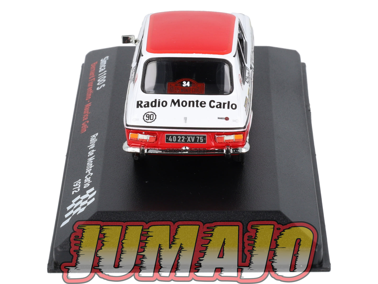 RFR47 voiture 1/43 IXO Altaya Rallye Française SIMCA 1100 S B.Fiorentino 1972 #34