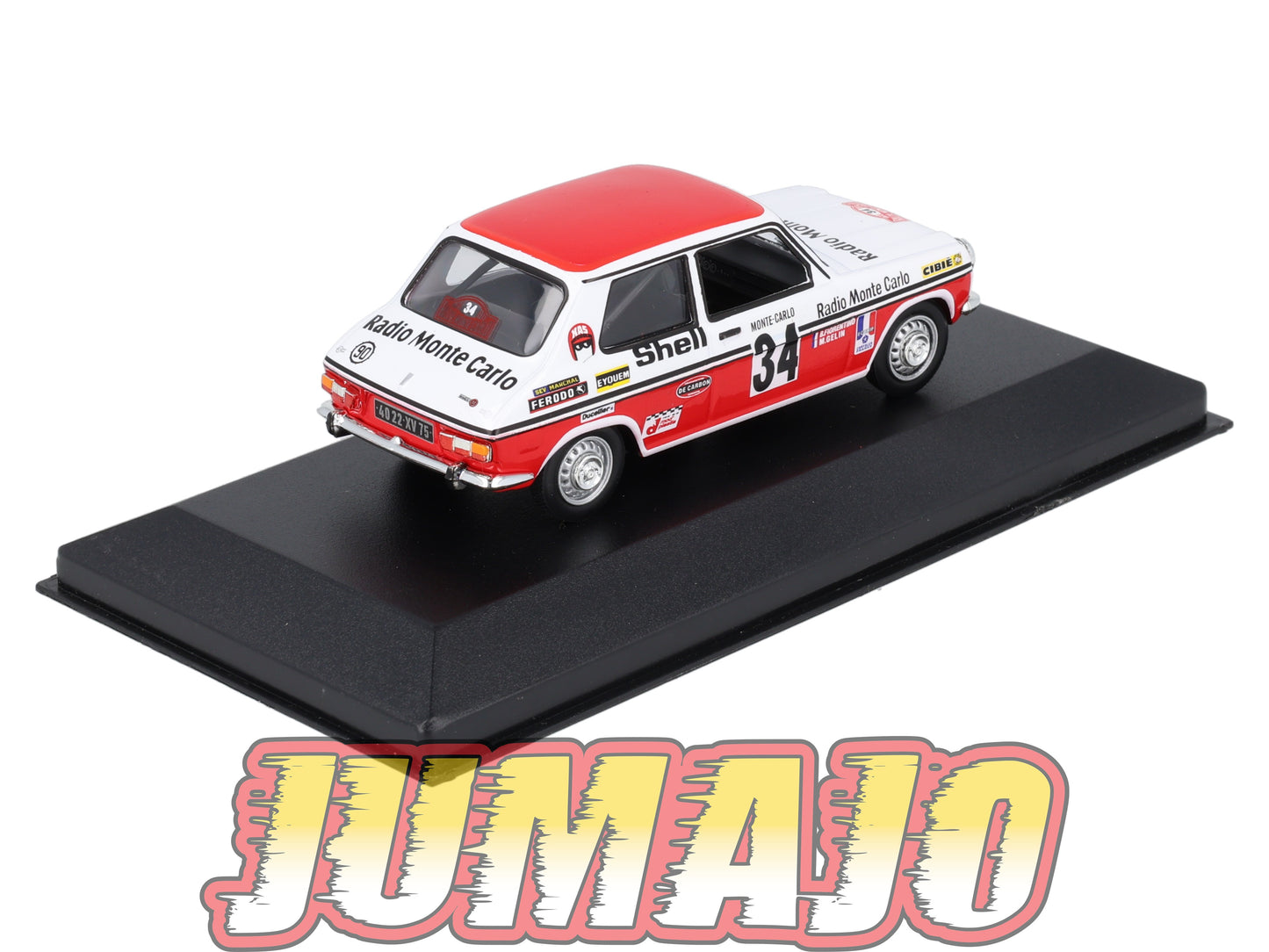 RFR47 voiture 1/43 IXO Altaya Rallye Française SIMCA 1100 S B.Fiorentino 1972 #34