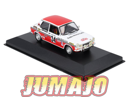 RFR47 voiture 1/43 IXO Altaya Rallye Française SIMCA 1100 S B.Fiorentino 1972 #34