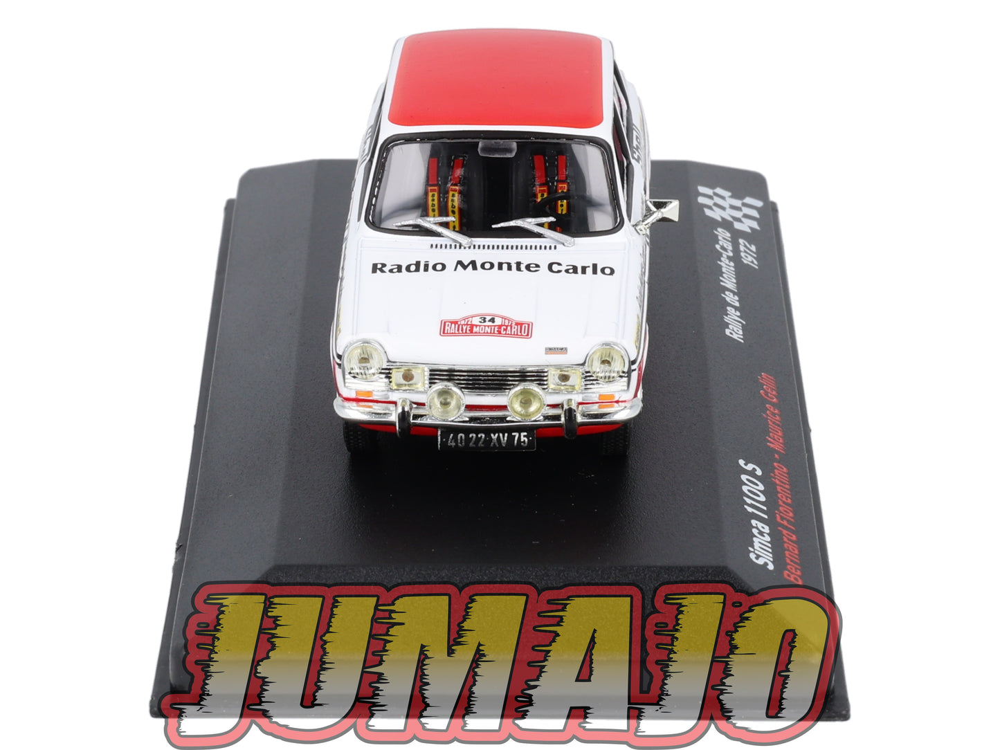 RFR47 voiture 1/43 IXO Altaya Rallye Française SIMCA 1100 S B.Fiorentino 1972 #34