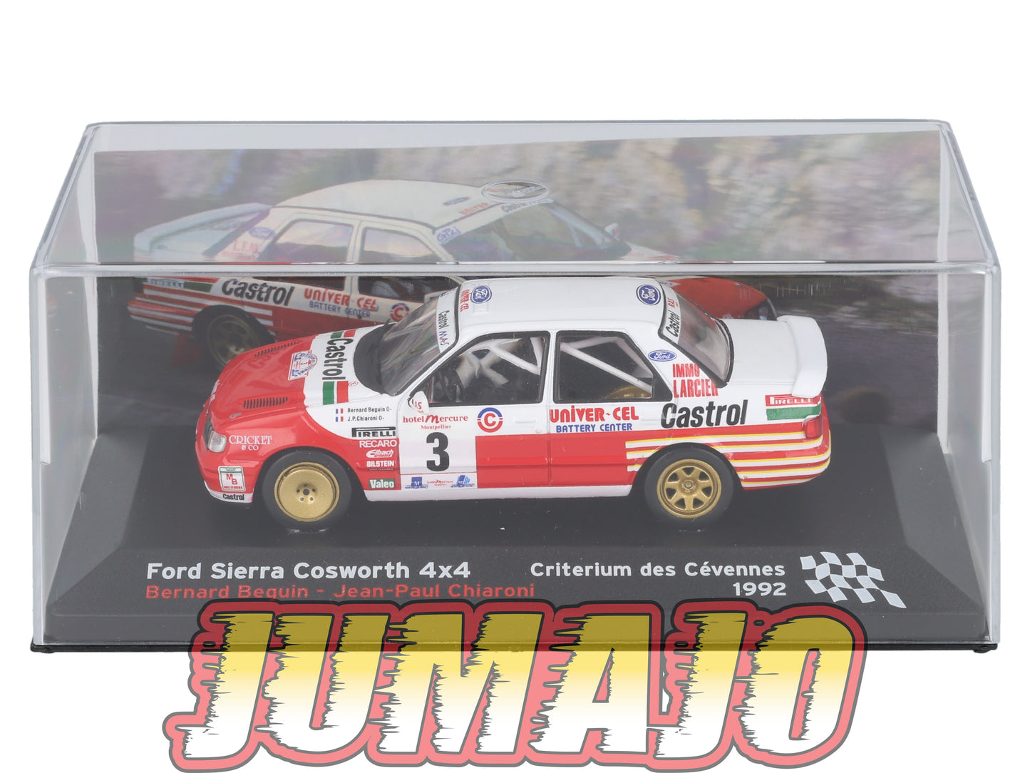 RFR48 voiture 1/43 IXO Rallye Française FORD Sierra Cosworth 4x4 B.Beguin 1992 #3