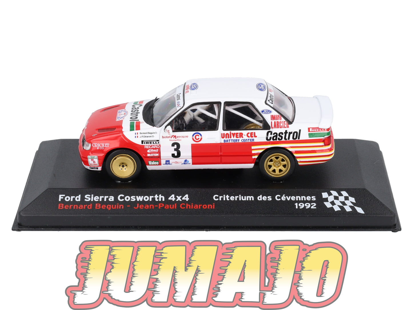 RFR48 voiture 1/43 IXO Rallye Française FORD Sierra Cosworth 4x4 B.Beguin 1992 #3