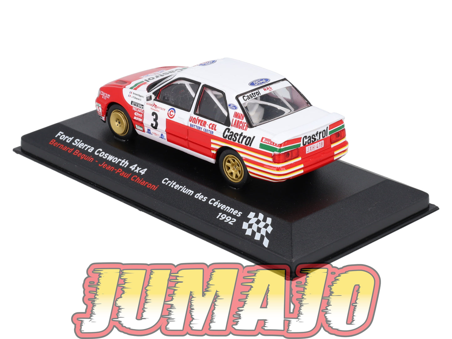 RFR48 voiture 1/43 IXO Rallye Française FORD Sierra Cosworth 4x4 B.Beguin 1992 #3