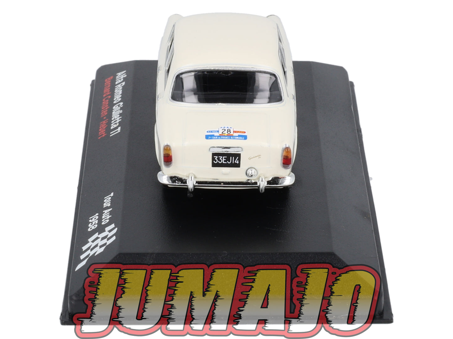 RFR49 1/43 IXO Altaya Rallye Française ALFA ROMEO Giulietta TI B.Consten #28 1958