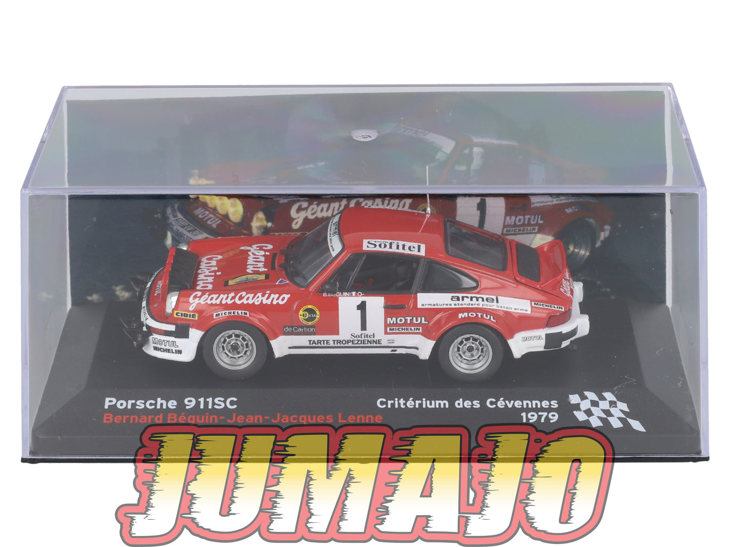 RFR4 voiture 1/43 IXO Rallye Française PORSCHE 911SC B.Beguin 1979 #1