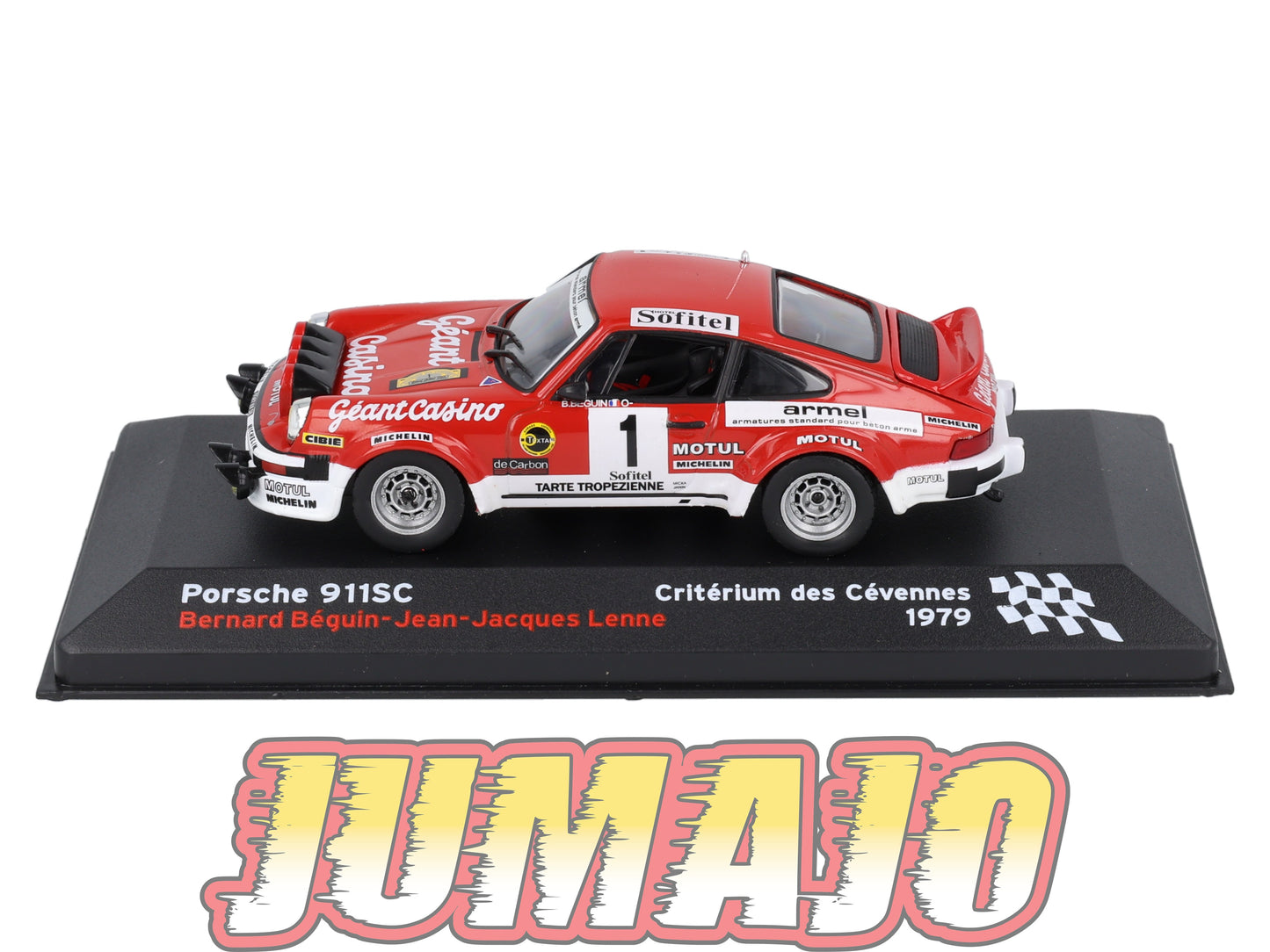 RFR4 voiture 1/43 IXO Rallye Française PORSCHE 911SC B.Beguin 1979 #1