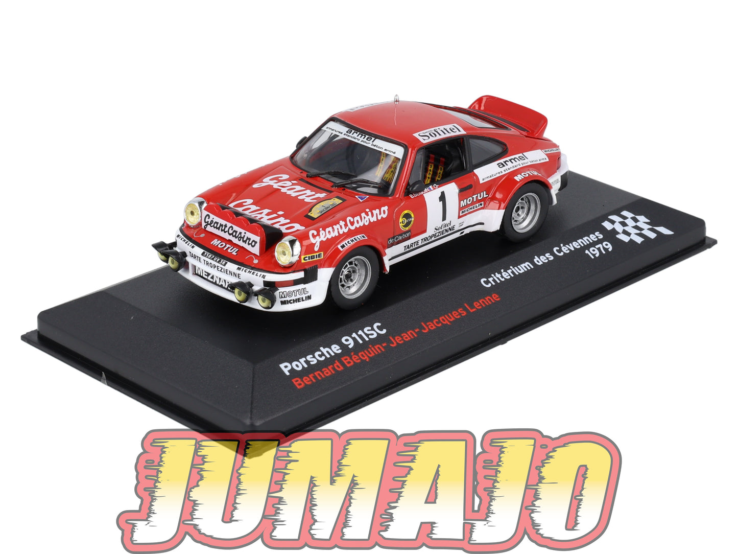 RFR4 voiture 1/43 IXO Rallye Française PORSCHE 911SC B.Beguin 1979 #1