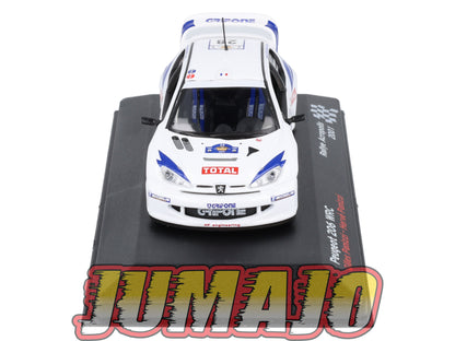 RFR50 voiture 1/43 IXO Rallye Française PEUGEOT 206 WRC G.Panizzi 2001 #28