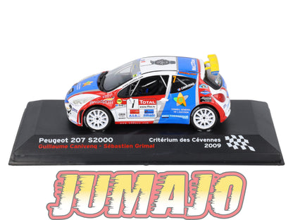 RFR51 voiture 1/43 IXO Rallye Française PEUGEOT 207 S2000 G.Canivenq 2009 #7