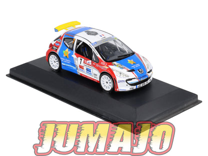 RFR51 voiture 1/43 IXO Rallye Française PEUGEOT 207 S2000 G.Canivenq 2009 #7