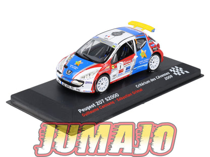 RFR51 voiture 1/43 IXO Rallye Française PEUGEOT 207 S2000 G.Canivenq 2009 #7