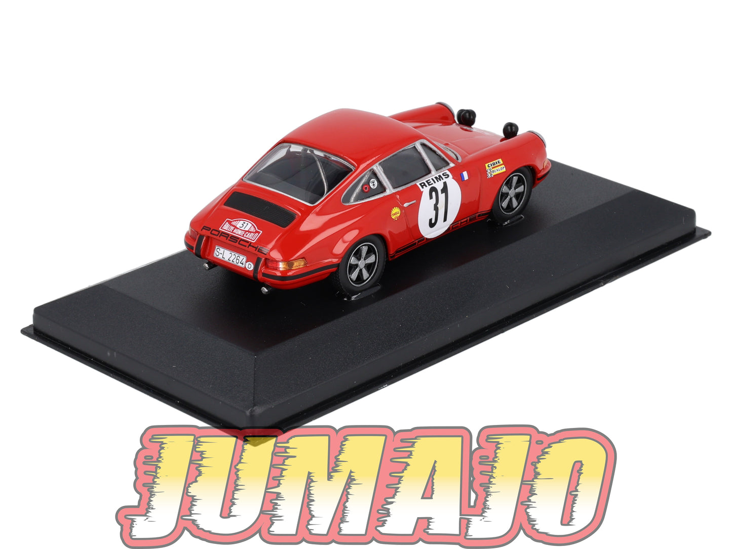 RFR53 voiture 1/43 IXO Altaya Rallye Française PORSCHE 911 S G.Larousse 1969 #31