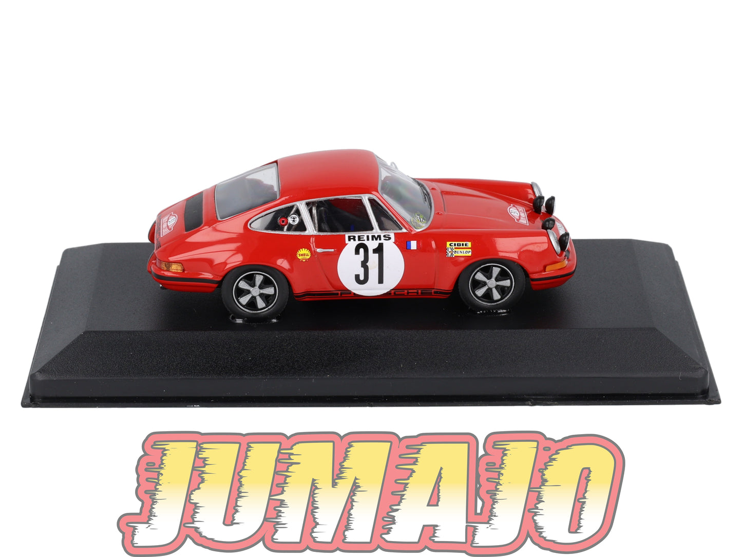 RFR53 voiture 1/43 IXO Altaya Rallye Française PORSCHE 911 S G.Larousse 1969 #31