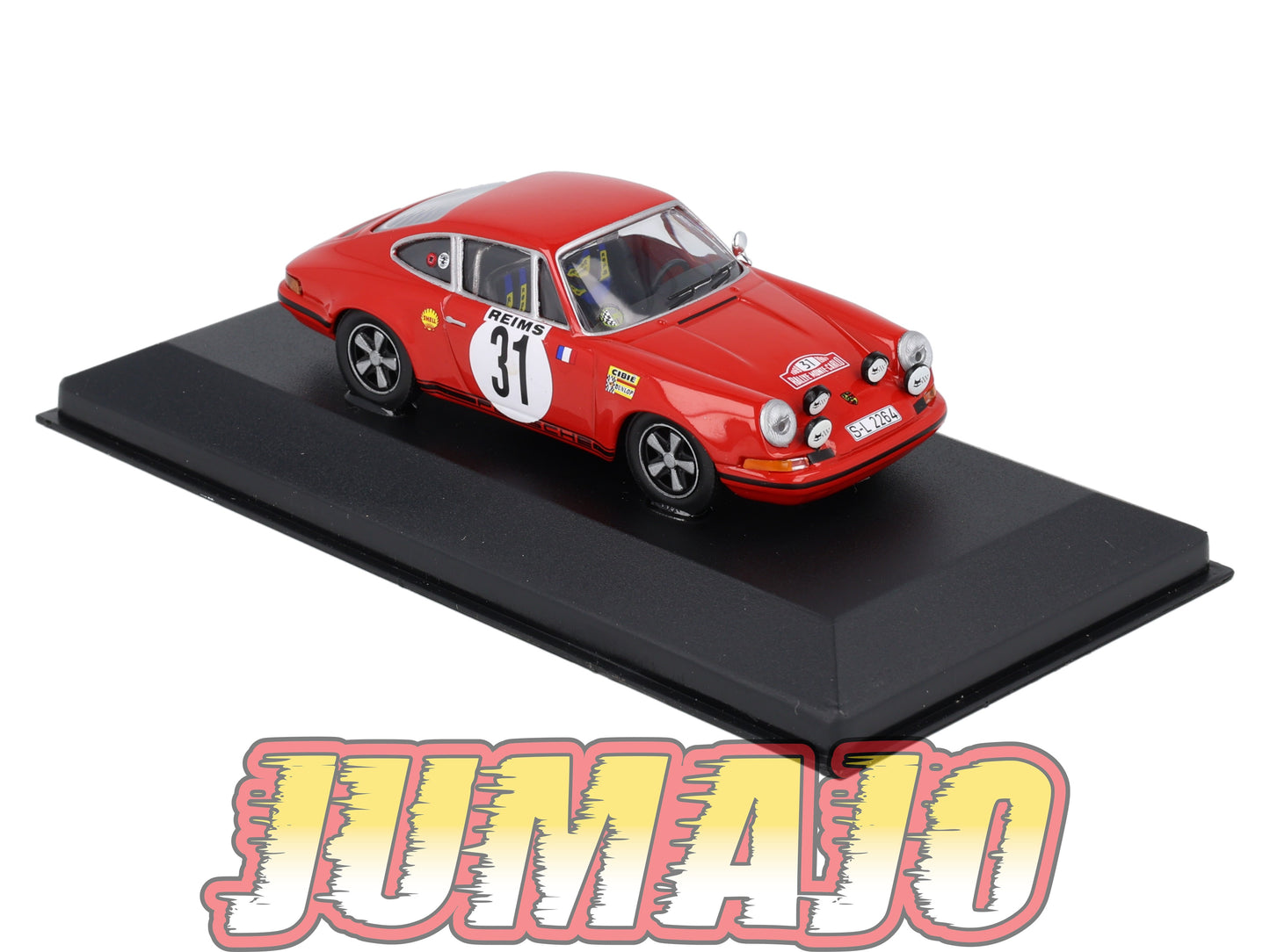 RFR53 voiture 1/43 IXO Altaya Rallye Française PORSCHE 911 S G.Larousse 1969 #31