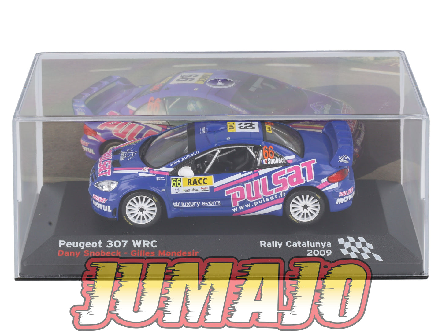 RFR56 voiture 1/43 IXO Altaya Rallye Française PEUGEOT 307 WRC D.Snobeck 2009 #66