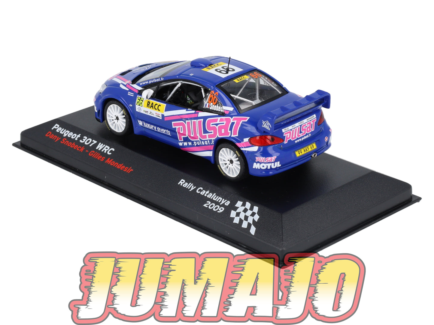 RFR56 voiture 1/43 IXO Altaya Rallye Française PEUGEOT 307 WRC D.Snobeck 2009 #66